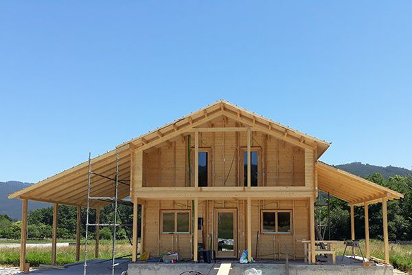 Proyecto de vivienda unifamiliar prefabrica de madera